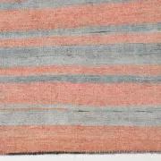 Dusty Pink Vintage Kilim Rug, Turkish Striped Bohemian Bedroom Decor 6x7