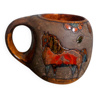 50s handled ceramic