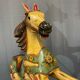 Old wooden carousel horse 1900