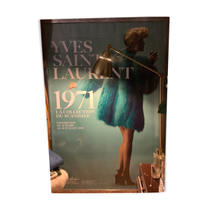 Affiche yves saint Laurent