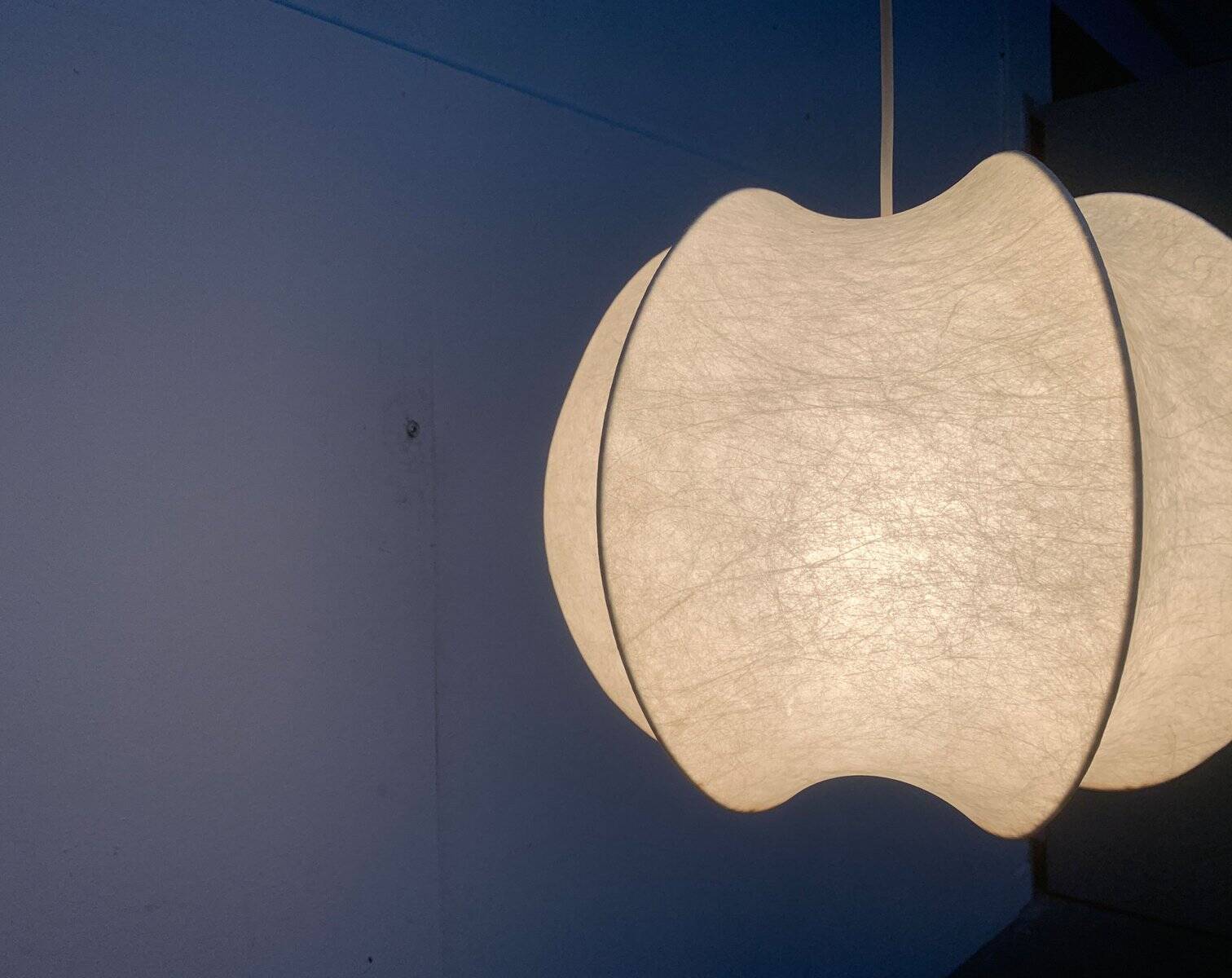 Suspension Cocoon German Mid-Century by Goldkant Leuchten, 1960s