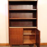 Vintage glass library furniture