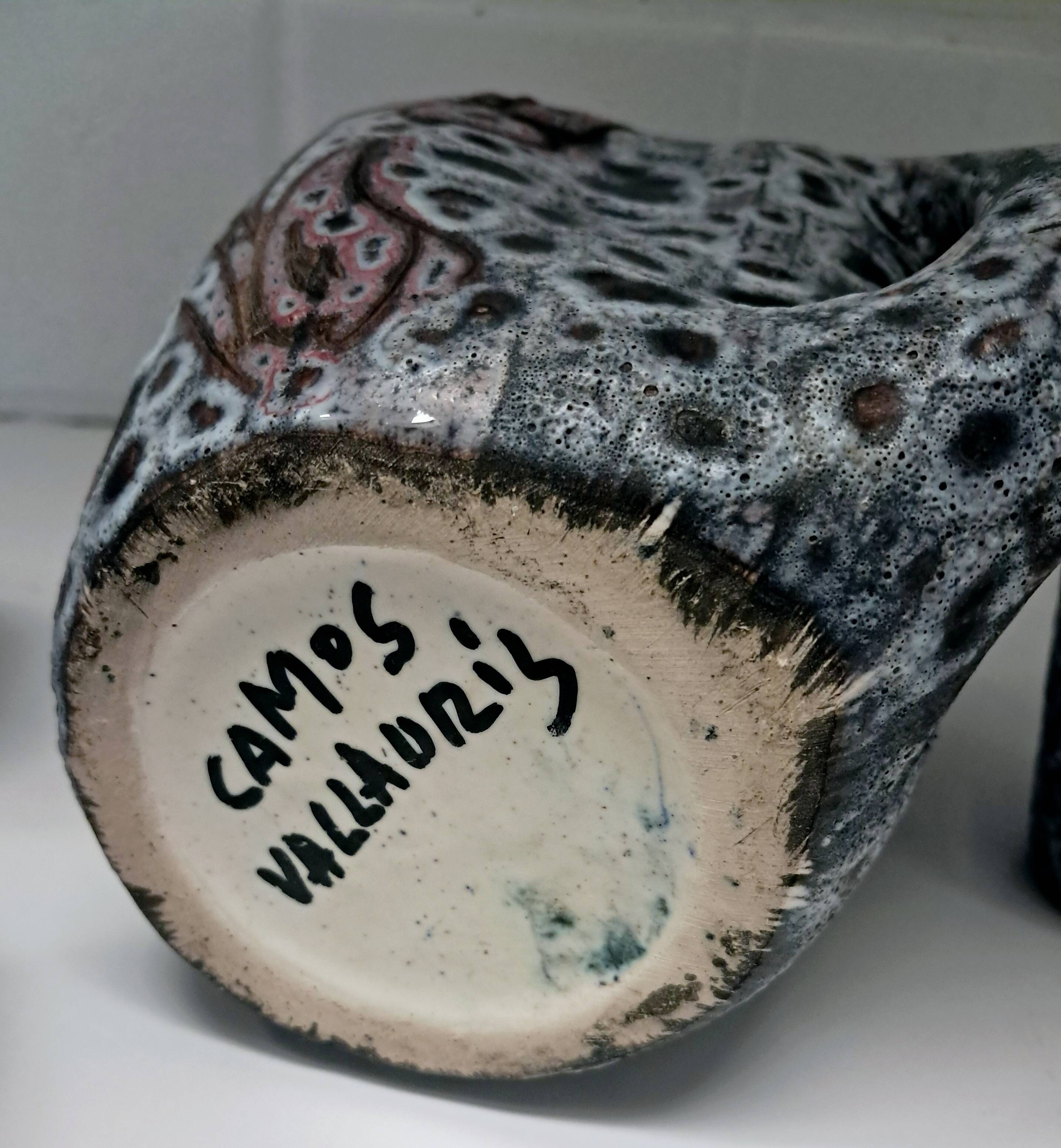 Ceramic orangeade service from Vallauris, made by Camos.