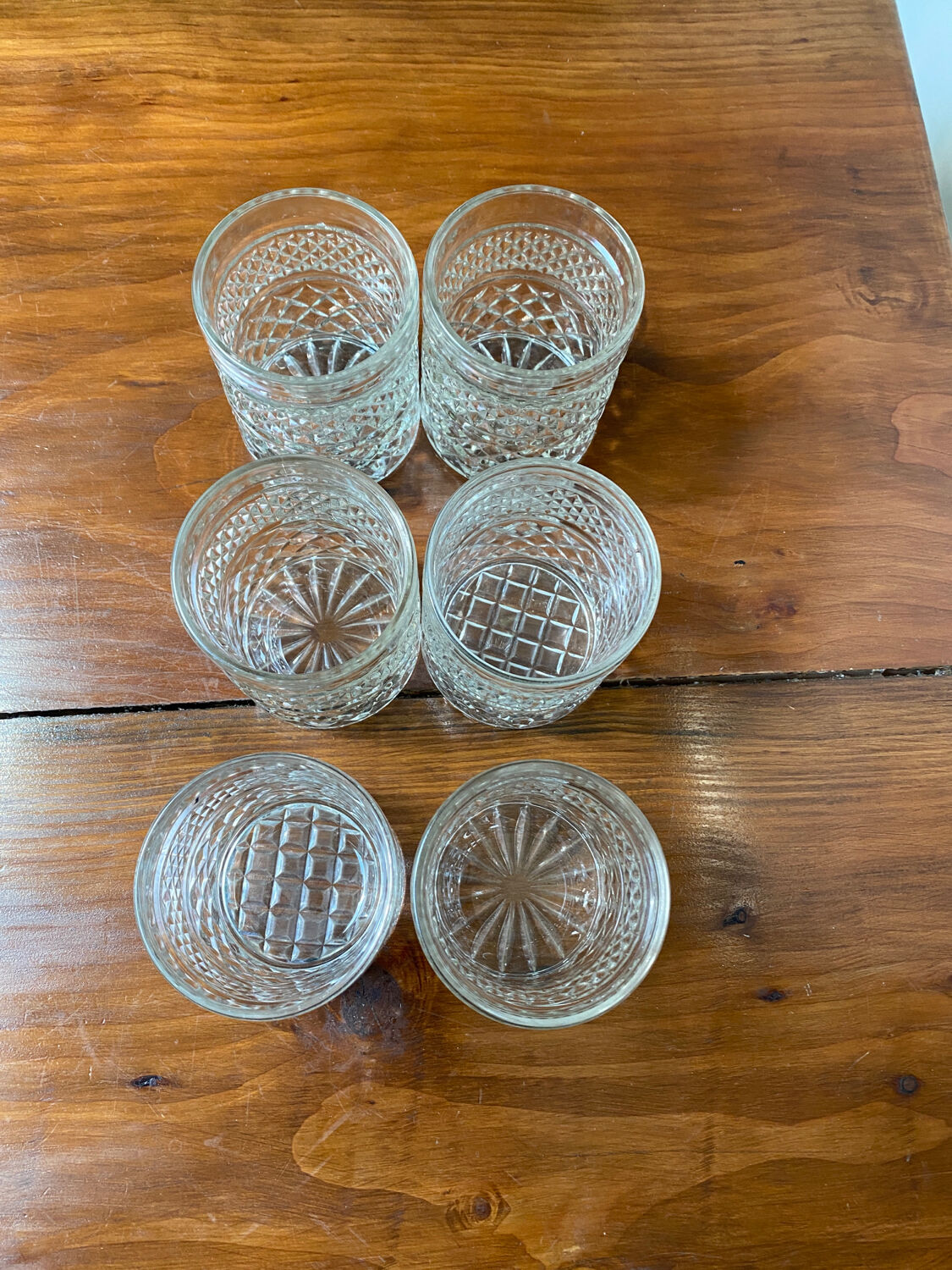 Verres vintage