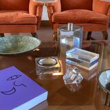 Ensemble fumeur Hollywood Regency en lucite, Guzzini Italie 1970