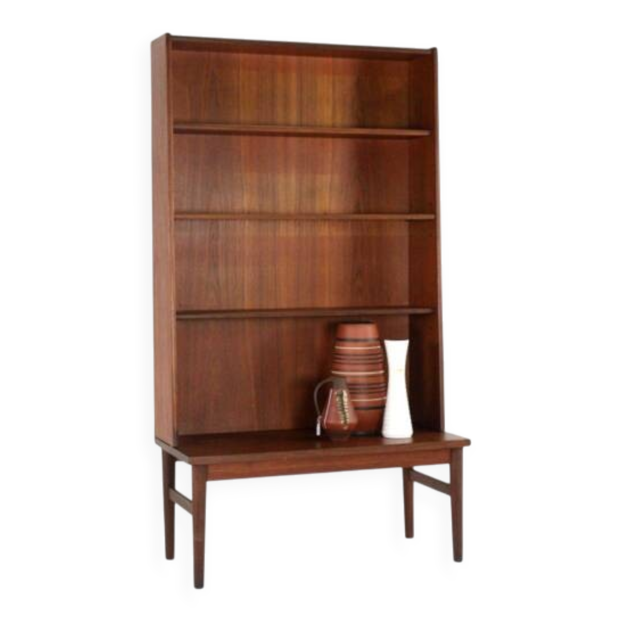 Teak library in mid-century modern style "Itzehoe" - Danish design