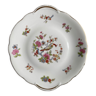 Round porcelain dish from Limoges