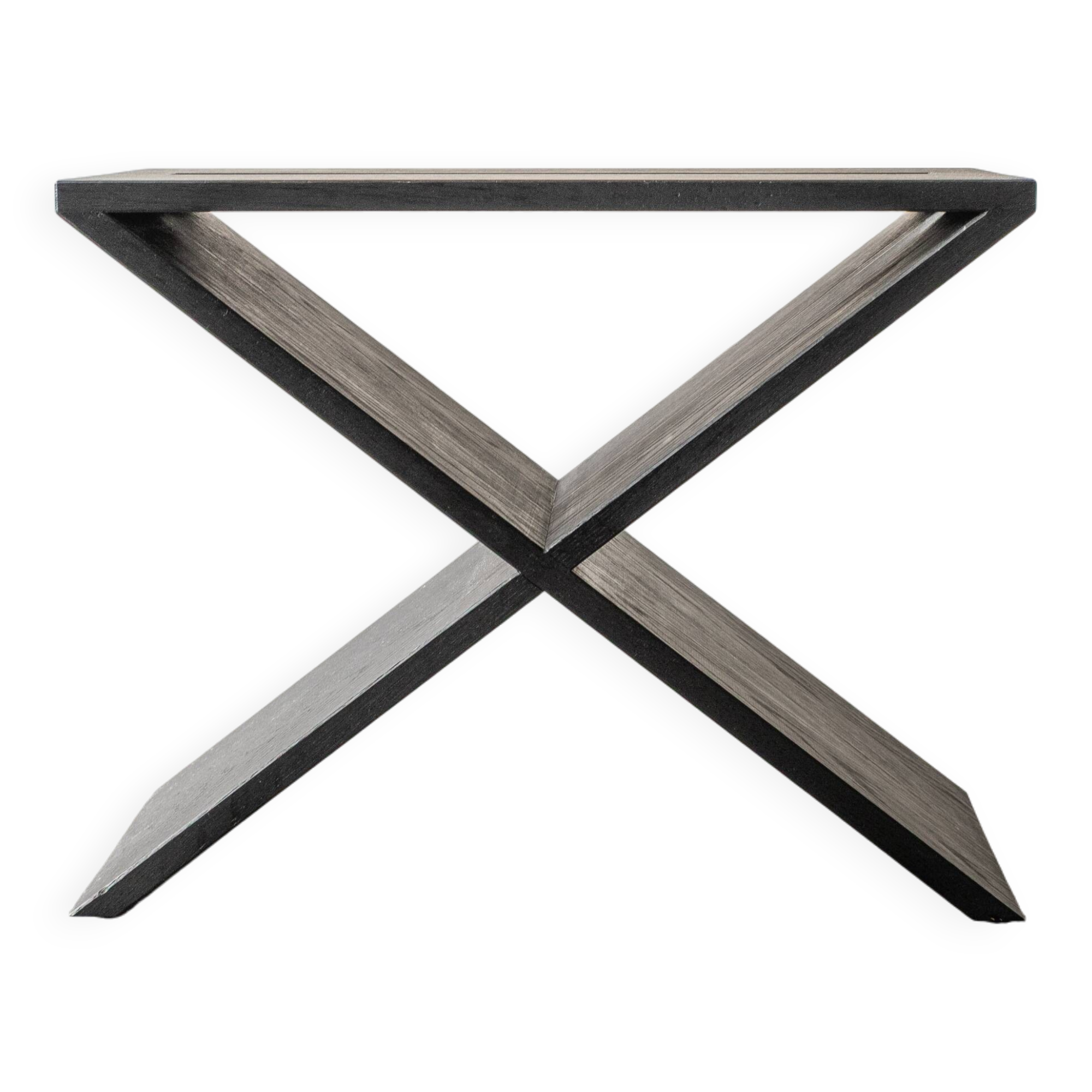 Black oak side table 'LC01' by Lena Coupez, Belgium, 2024