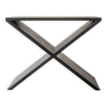 Black oak side table 'LC01' by Lena Coupez, Belgium, 2024
