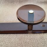 Towel rack and vintage bathroom bathrobe holder