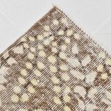 6x9 Vintage Ivory & Pastel Yellow Handmade Wool Persian Area Rug,169x259 Cm