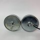 Lot de 2 lampes de chevet chromées de l’ère spatiale, années 1970