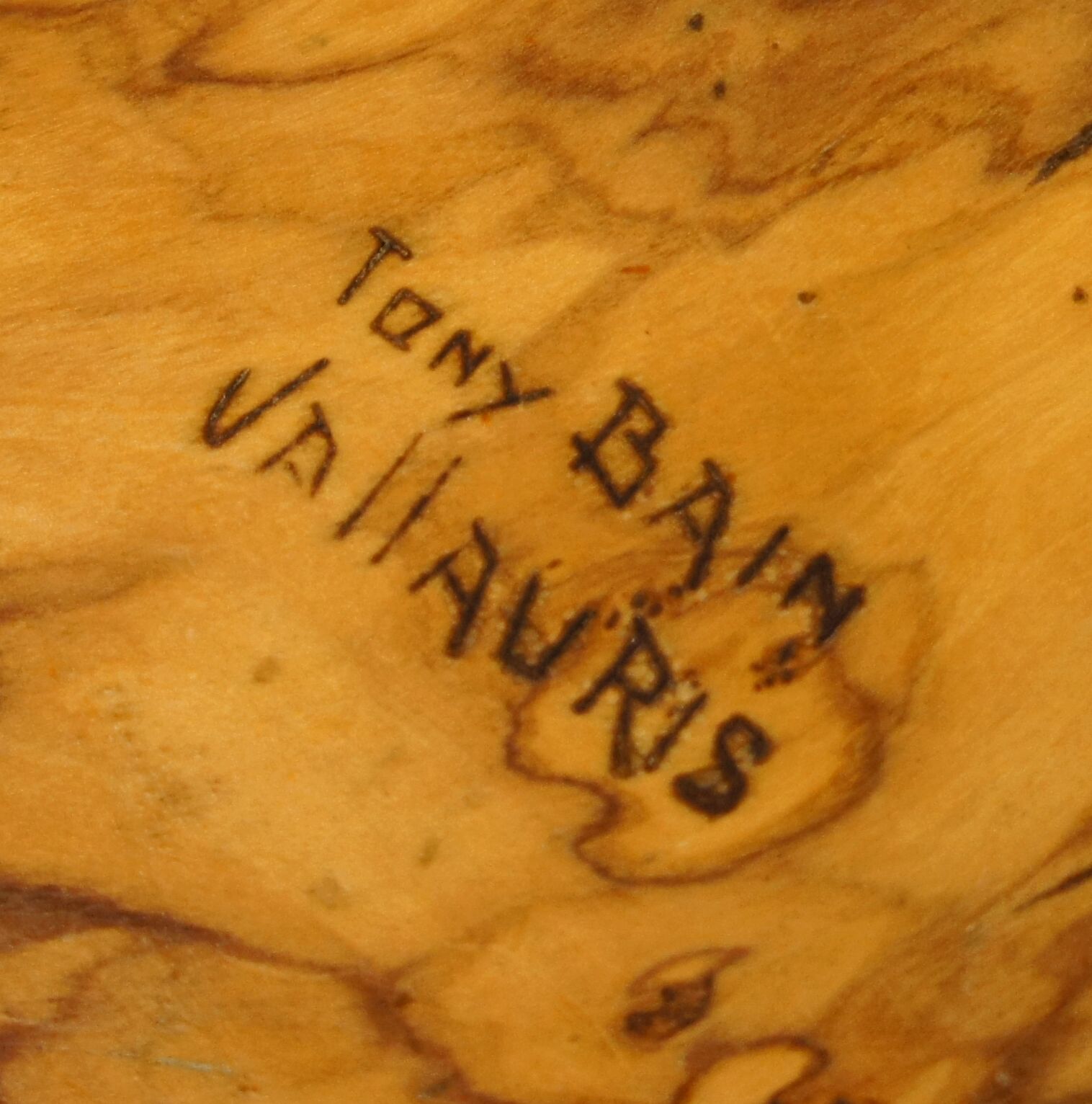 Tony Bain wood carved cut Vallauris circa 1950
