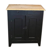 2-door buffet black