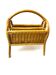 Magazine door in rattan and vintage bamboo