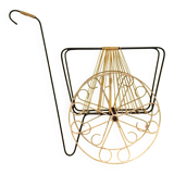 Vintage Scoubidou Magazine Rack 60's