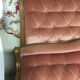 Upholstered double bed and 1 chair