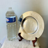 Petrossian silver-plated metal dish, hallmarked, France