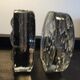 Pair of soliflorous vases Conny Walther for Pukeberg Glasbruck