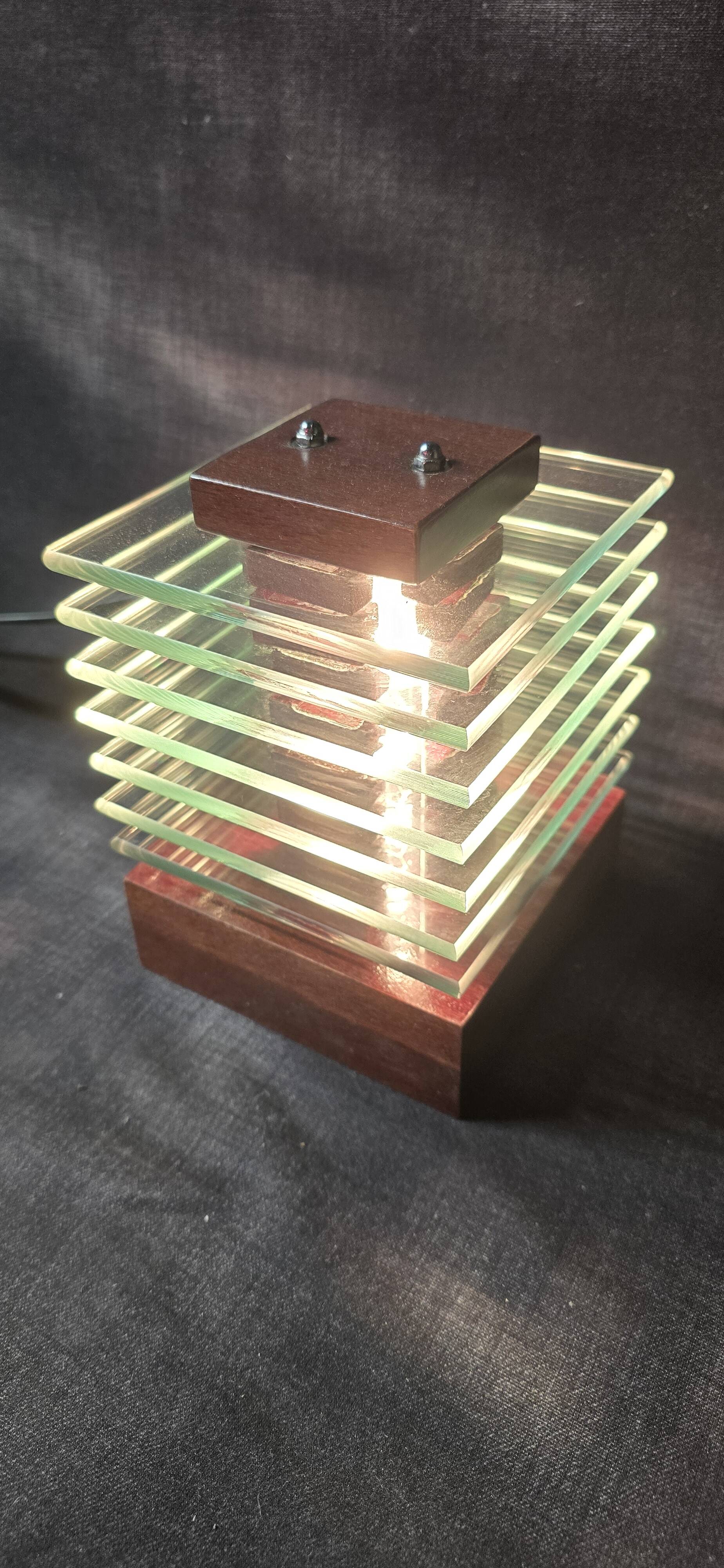 Table lamp, reissue of a model attributed to Desny Demeter.