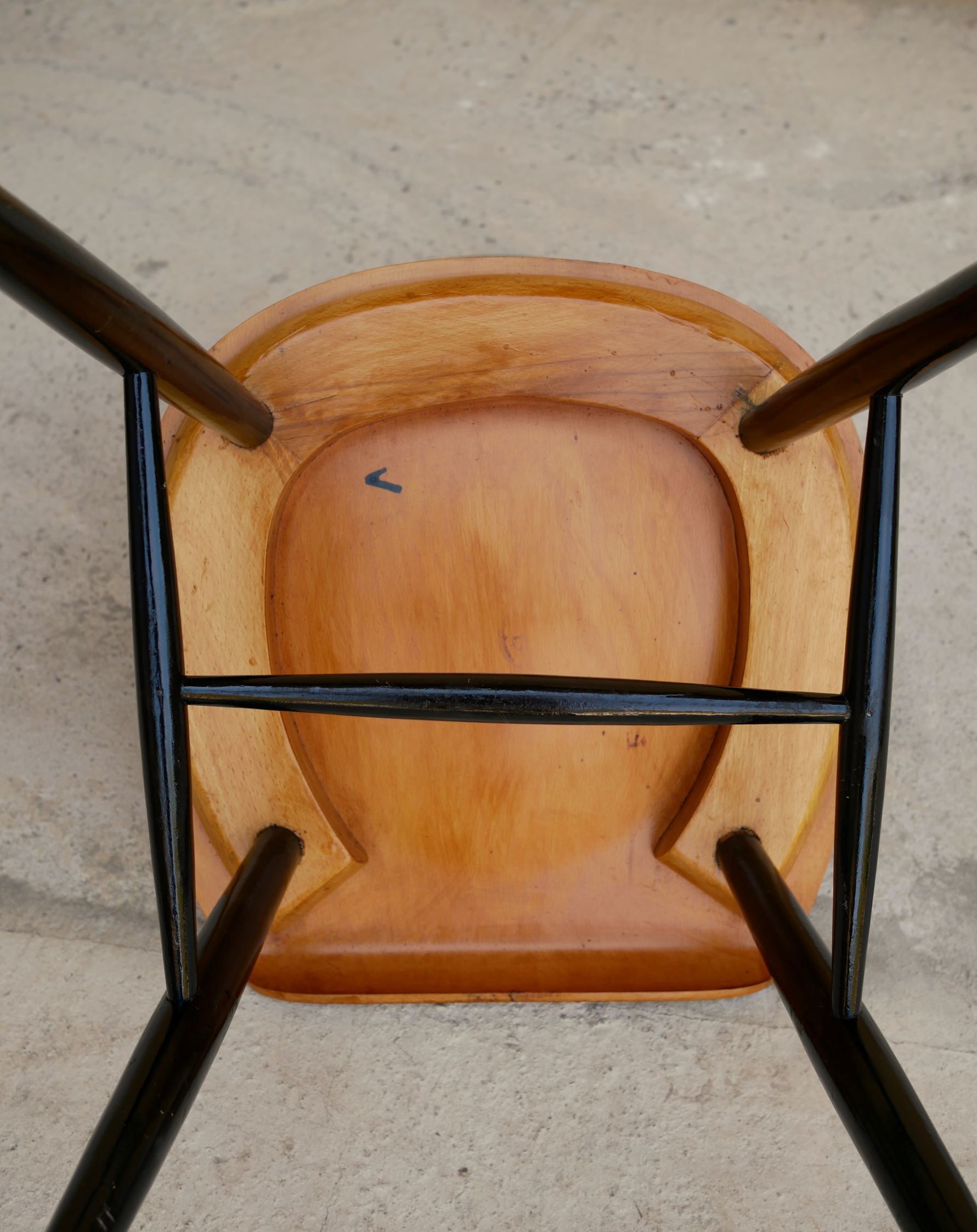 Scandinavian chair by Ilmari Tapiovaara model "Fanett"