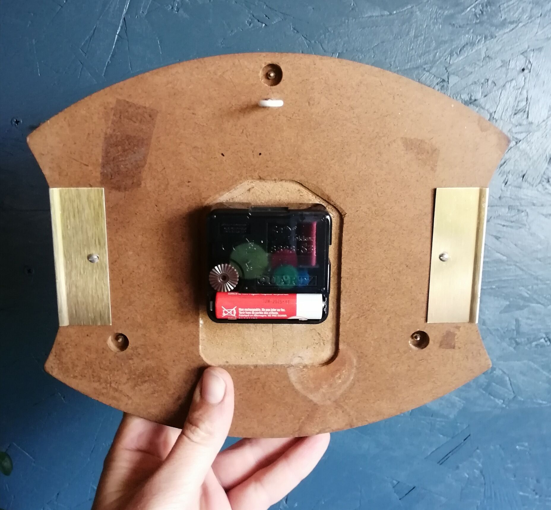 Vintage silent wall clock "Japy Folk"