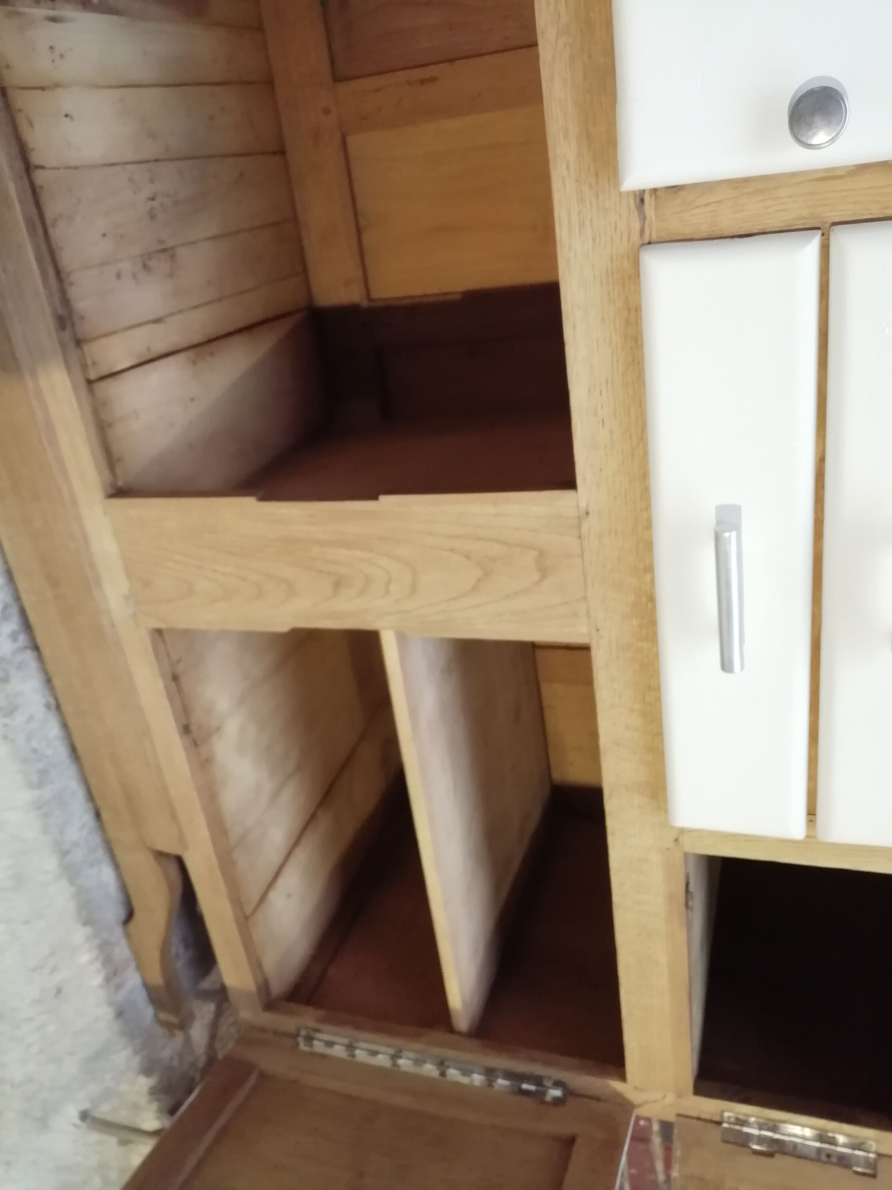 Buffet mado brushed oak and vintage cream