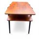 Table d’appoint / chevet scandinave à double plateau Suède 1960