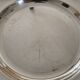 Christofle - Round service plate model Crossed Ribbons - in silver-plated metal