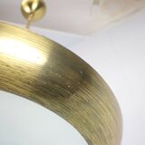 Art Deco UFO chandelier by Josef Hůrka for Napako, 1930s