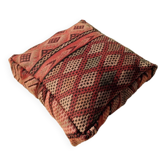 Pouf en laine naturel de méditation yoga