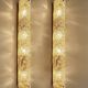 Pair of large vintage brutalist wall lights, murano glass