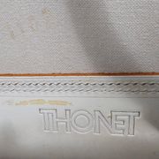 Set of 6 white cantilever dining chairs MR10 by Mies van der Rohe for Thonet, 1980s.