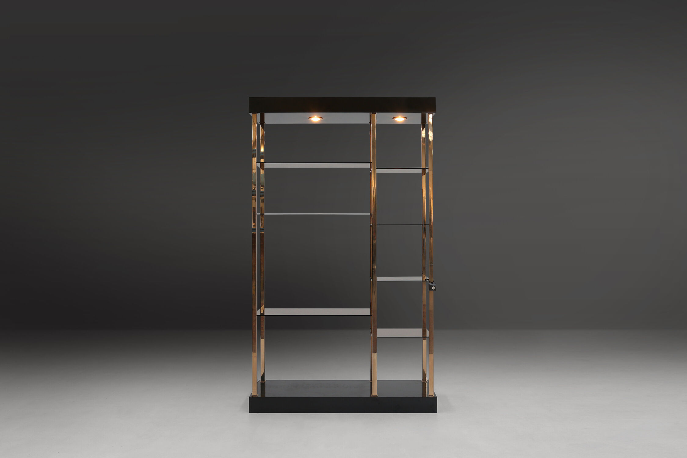 Hollywood regency style wall unit from Belgochrom, 1970s