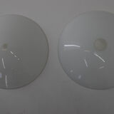 Nickel-plated bauhaus chandelier, czechoslovakia, 1930s