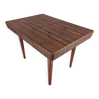 Art Deco dining table in walnut, 1960s