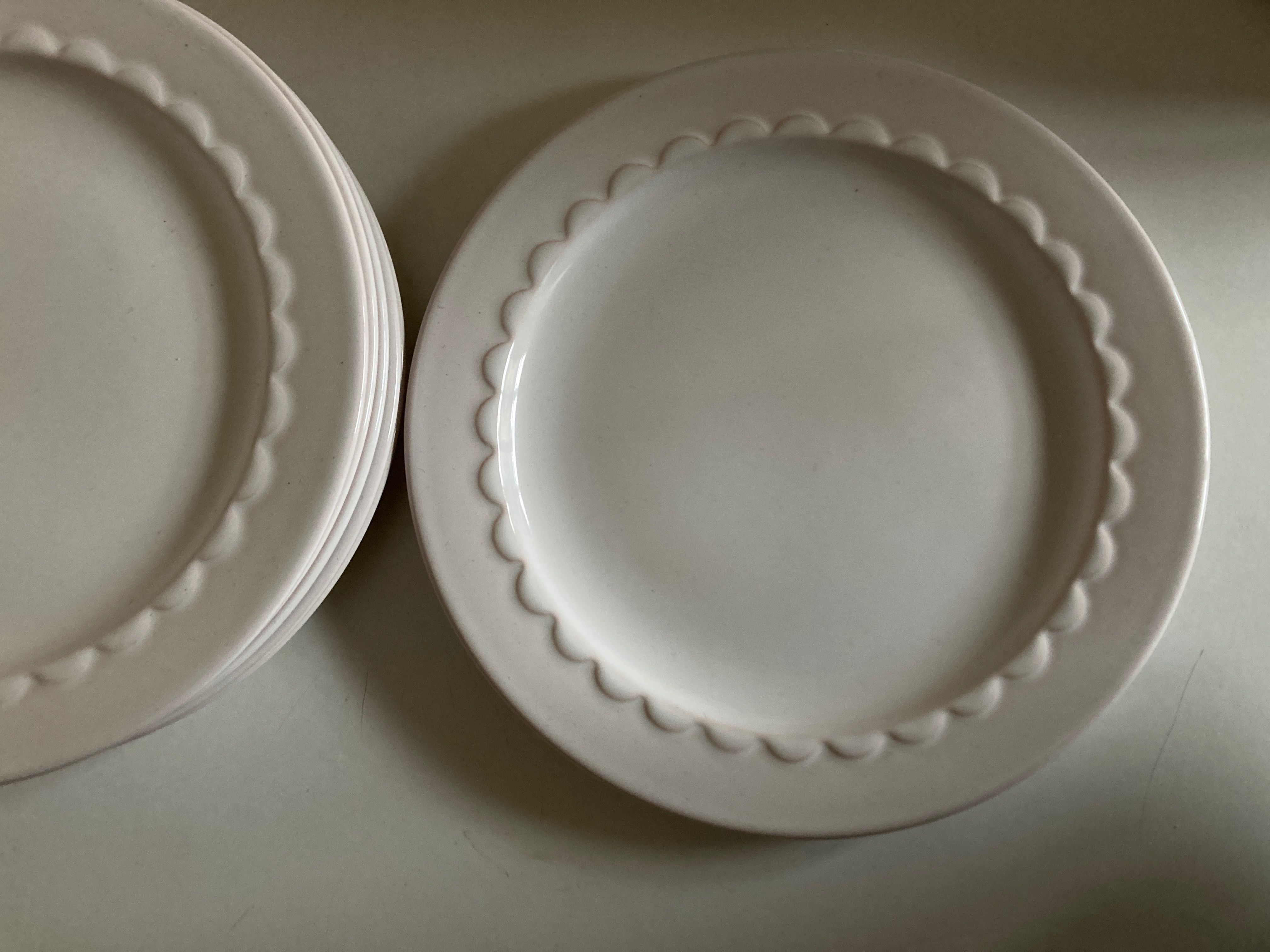 Set of 11 dessert plates and glazed earth cap 1970 by Pierre Motton for Gien