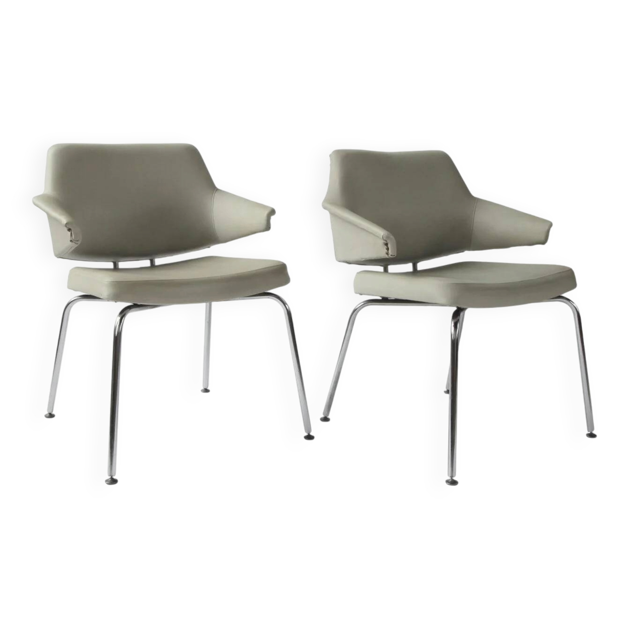 Pair of Danish conference armchairs, Jacob Jensen for Duba, 1970s