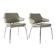 Pair of Danish conference armchairs, Jacob Jensen for Duba, 1970s