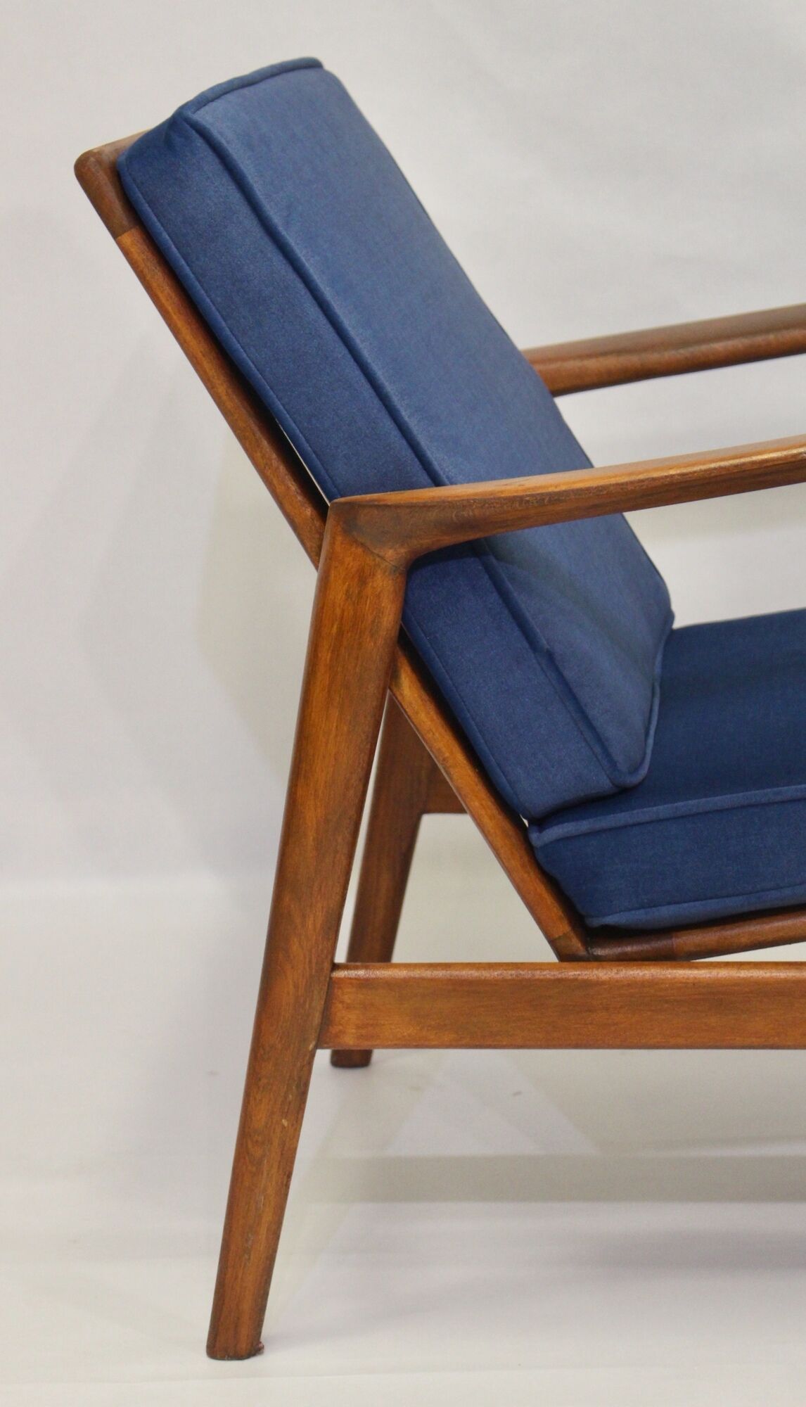 Chair by Stefan de Swarz-dzkie Fabryki Mebli, 1960 blue
