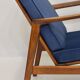 Chair by Stefan de Swarz-dzkie Fabryki Mebli, 1960 blue