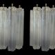 Italian Tube Wall Lights in Murano Glass, Set of 2