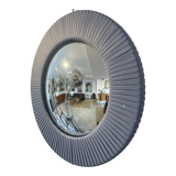 Poltrona Frau pleated leather mirror