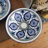 Set of 7 clay soup plates