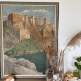 Peinture l’acropole d’Athènes 1934