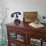 Plate bronze or brass "offices"