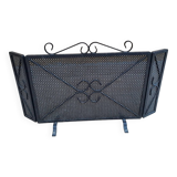3-leaf iron fireplace screen