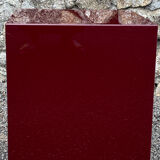 David lange vintage plexiglass cube side table