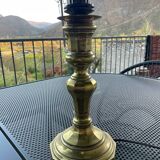 Pied de lampe en laiton