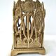 Porte-crayons art nouveau en laiton